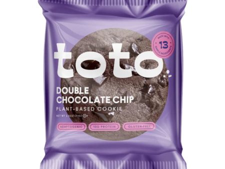 Toto Foods - Cookie Double Chocolate Chip 2.5 OZ - Pack of 10 Online Sale