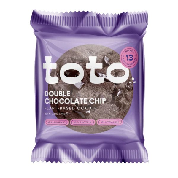 Toto Foods - Cookie Double Chocolate Chip 2.5 OZ - Pack of 10 Online Sale