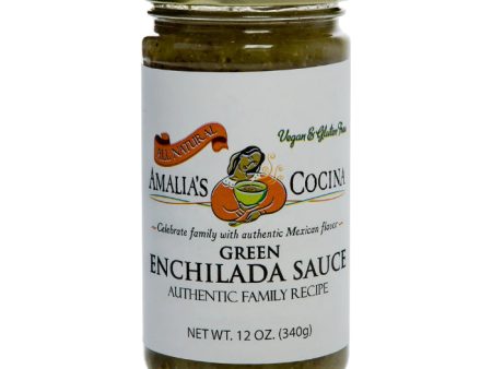 Amalia s Cocina - Sauce Green Enchilada 12 Oz - Pack of 12 on Sale