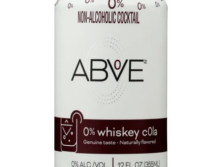 Above - Whisky Cola Non Alcoholic Cocktails 4Pk, 48 FO - Pack of 6 on Sale