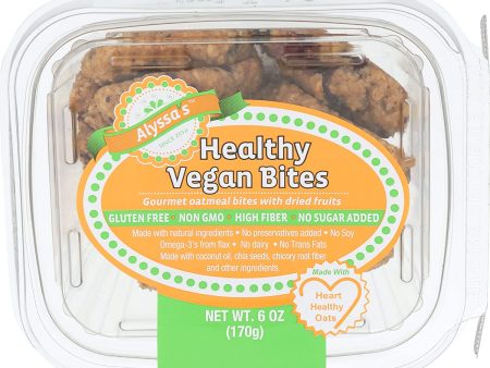 Alyssa s - Healthy Vegan Bites 6 Oz - Pack of 20 Fashion