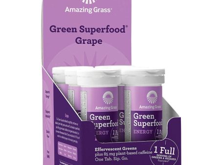 Amazing Grass - Green Superfood Effervescent Greens Grape Flavor, 60 Ct Online