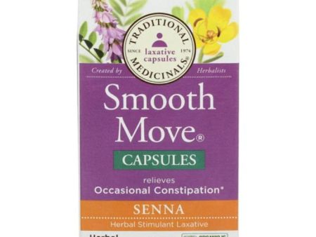 Traditional Medicinals Capsules Senna Smooth 50 Cp - Pack Of 1 on Sale