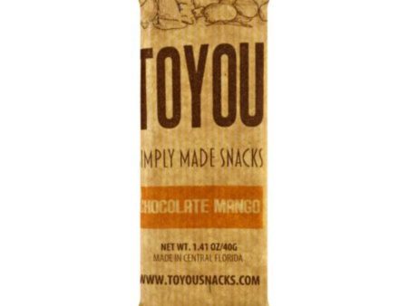 Toyou Snacks - Gluten Free Snack Bar Chocolate Mango For Sale