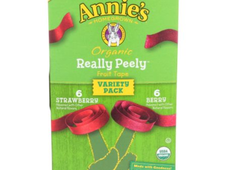 Annie s Homegrown - Organic Fruit Tape Really Peely Strawberry & Berry, 9 oz Sale