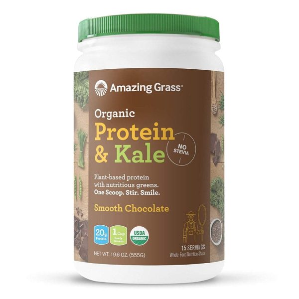 Amazing Grass - Organic Protein & Kale Smooth Chocolate, 555g Sale