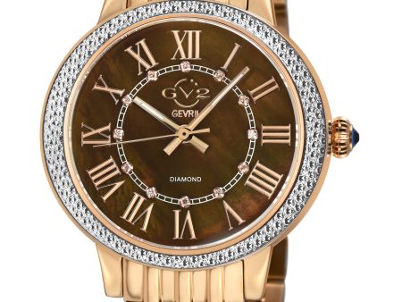 GV2 by Gevril Women s Astor III 34mm Quartz Watch 9157B For Sale