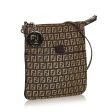 Fendi Zucchino Canvas Crossbody Bag (SHG-26620) Hot on Sale