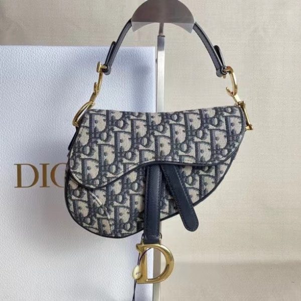 Dior Oblique Saddle Bag Discount