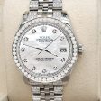 Rolex Datejust Midsize 31mm 3.3ct Diamond Bezel Bracelet White MOP Dial Watch TFJ-142508208 For Cheap