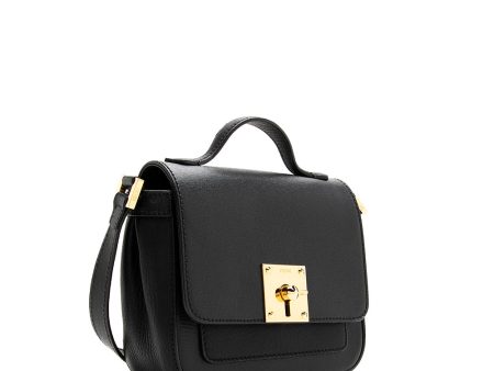 Fendi Leather Borsa Mini Crossbody Bag (SHF-19852) For Sale