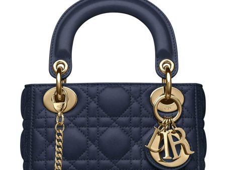 Small Lady Dior Navy For Sale