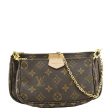 LOUIS VUITTON Multi Pochette Accessoires Monogram Canvas Crossbody Bag Olive Hot on Sale