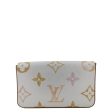 LOUIS VUITTON Felicie Pochette The Pool Giant Monogram Canvas Watercolor Crossbody Bag White on Sale