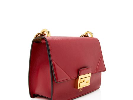 Fendi Leather Kan U Grace Small Crossbody Bag (SHF-12292) Online Hot Sale