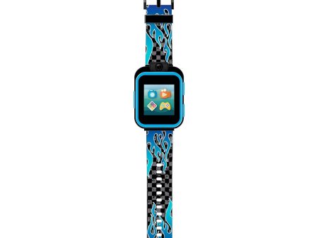 PlayZoom 2 Kids Smartwatch: Blue Racing Flames Cheap