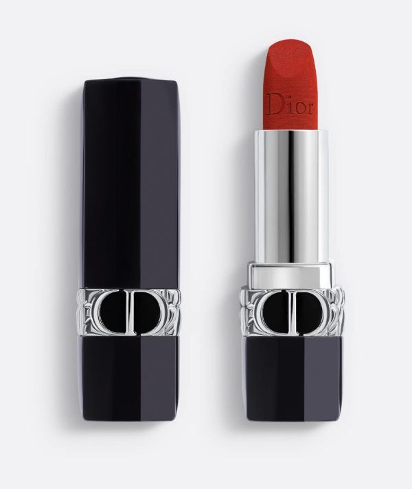 Dior Rouge 999 Velvet Red Lipstick - Mini Travel Size 1.5g   0.05 oz Fashion