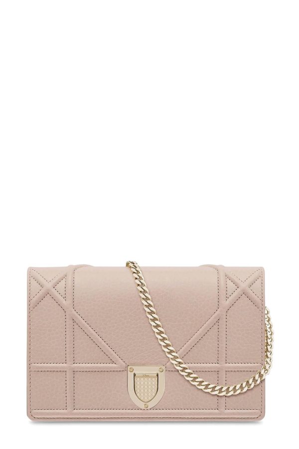 Diorama Clutch Powder Pink with Chain Online Sale