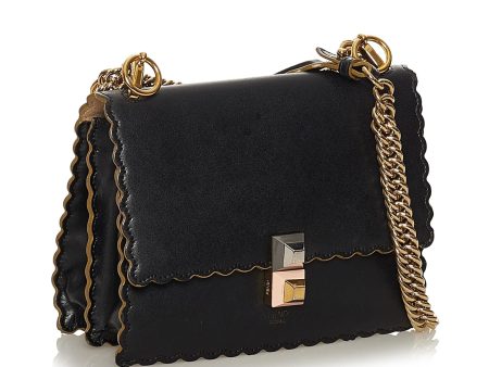 Fendi Kan I Leather Crossbody Bag (SHG-29202) Fashion