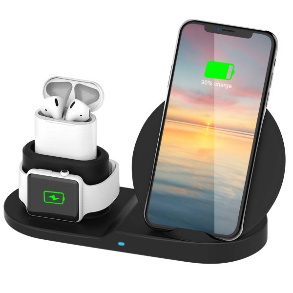 10W Fast Wireless Charger for iPhone, iWatch, AirPods - Fits iPhone 11 11Pro XS XR MAX X 8 Plus 8, Samsung Galax Online