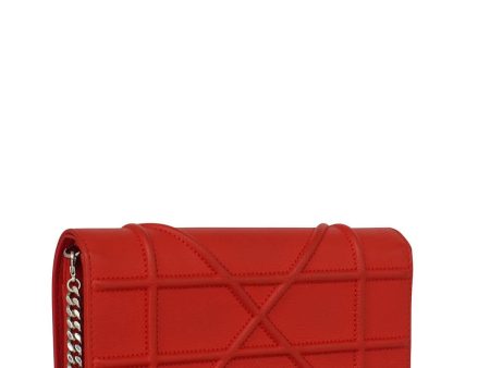 Diorama Wallet on Chain Red For Sale