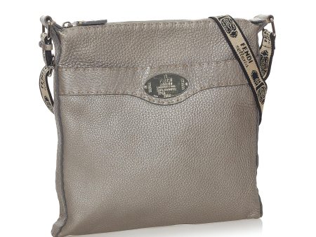 Fendi Selleria Leather Crossbody Bag (SHG-28116) For Sale