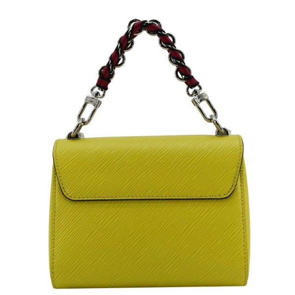 LOUIS VUITTON Twist PM Epi Leather Crossbody Bag Yellow For Discount