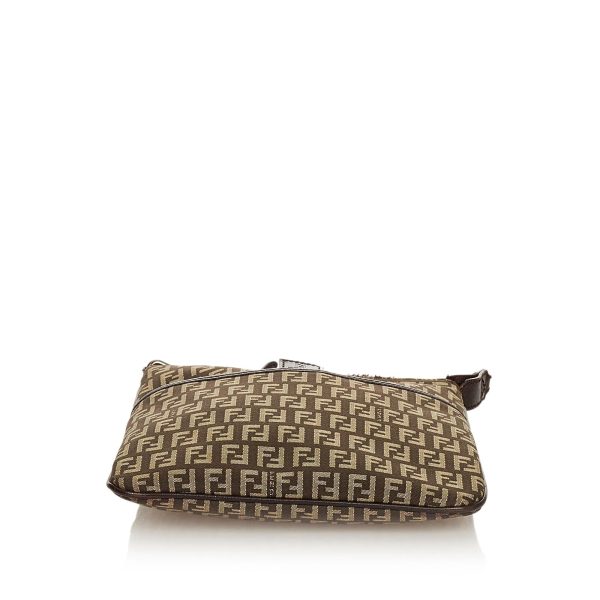 Fendi Zucchino Canvas Crossbody Bag (SHG-26620) Hot on Sale