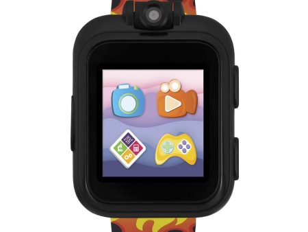 PlayZoom 2 Kids Smartwatch: Black Racing Flames For Cheap