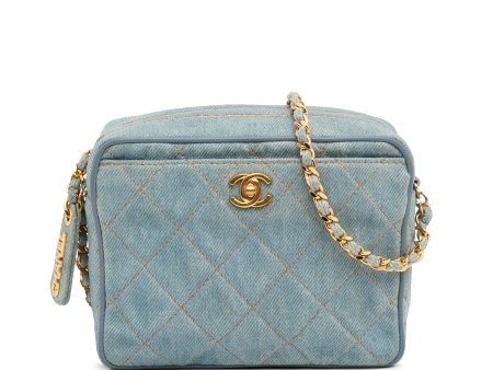 Chanel CC Denim Crossbody Bag (SHG-BPorar) Fashion