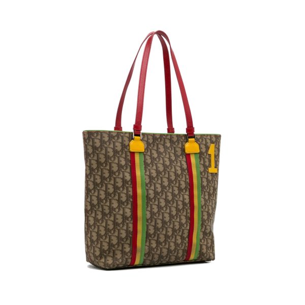 Brown Dior Diorissimo Rasta Tote Bag Supply