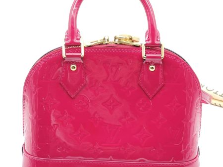 Louis Vuitton Alma BB Vernis Fuchsia Crossbody Bag Discount