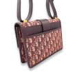 30 Montaigne Medium Red Crossbody Bag in Jacquard, Gold hardware Online Sale