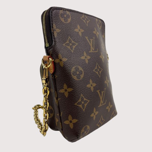 LOUIS VUITTON Monogram Utility Phone Sleeve Crossbody For Sale