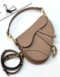 Dior SADDLE BAG Taupe WITH STRAP Online Hot Sale