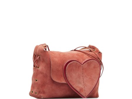 GUCCI Suede Leather Crossbody Crossbody Bag For Cheap