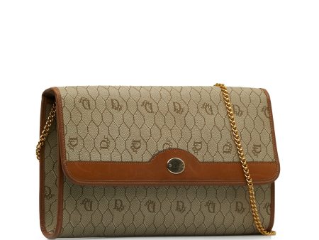 DIOR Honeycomb Chain Crossbody Bag Cheap