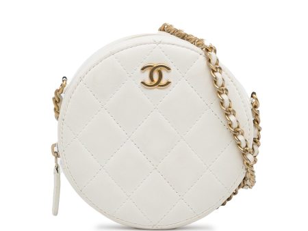 Chanel Classic Lambskin Round Crossbody (SHG-JyweQg) Online