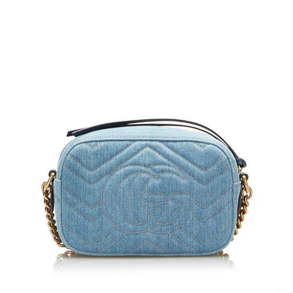 Gucci Pearly GG Marmont Matelasse Crossbody Bag Discount