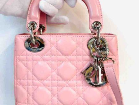 Dior Pink Mini Lady Dior Bag Sale