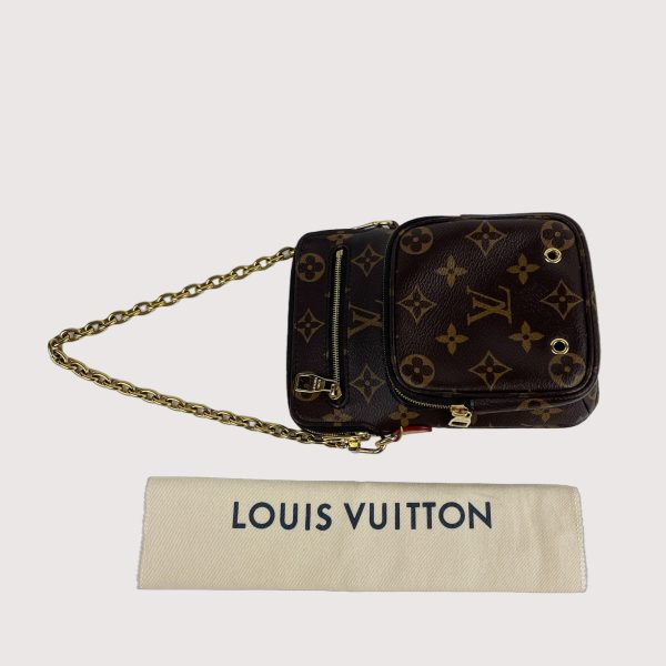 LOUIS VUITTON Monogram Utility Phone Sleeve Crossbody For Sale