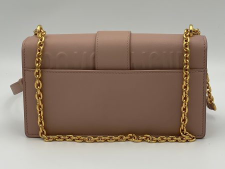 30 Montaigne East West Pink Crossbody Bag in Calfskin, Gold hardware Online Hot Sale