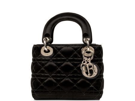 Lady Dior - Mini - Satin Black Discount