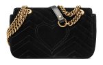 (WMNS) GUCCI GG Marmont ClassicG Crossbody Bag Single Shoulder Bag Black 446744-K4D2T-1000 Hot on Sale