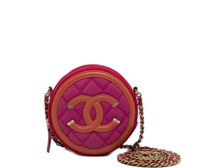 Chanel CC Filigree Jersey Crossbody Bag (SHG-ayanHz) Supply