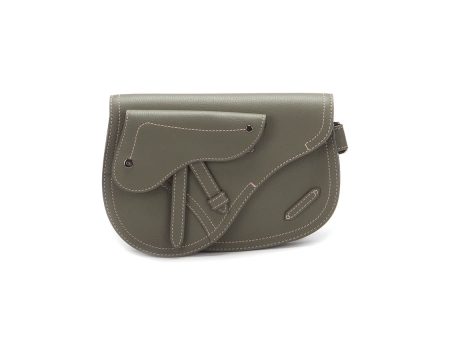 Leather Saddle Crossbody Bag on Sale