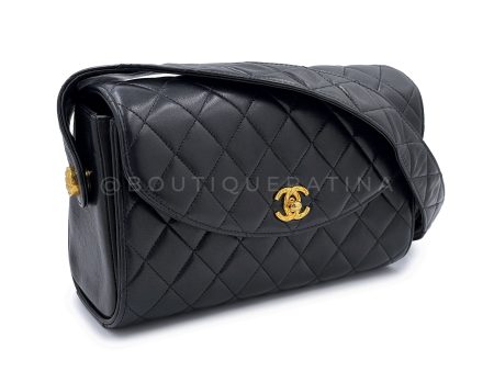 Rare Chanel Vintage 1991 Lambskin Crossbody Flap Bag Online