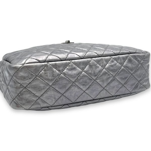 2.55 Crossbody Bag Silver in Calfskin, Silver hardware Cheap