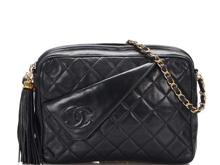 Chanel CC Quilted Tassel Crossbody (SHG-vaQEDR) Hot on Sale