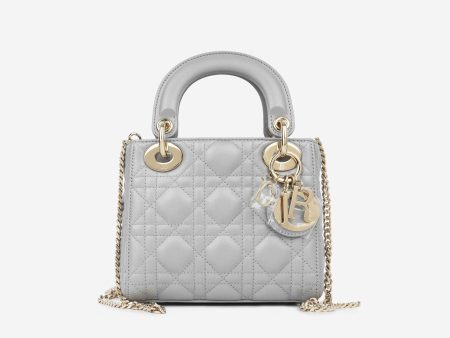 Mini Lady Dior - Opaline Online now